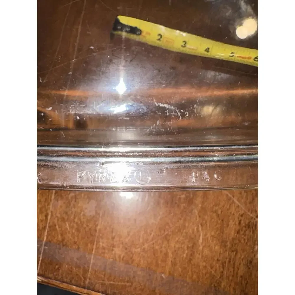 Corning Pyrex Casserole Rectangle P-4-C Clear Glass Replacement Lid Fits  1.5 qt - Picture 5 of 10